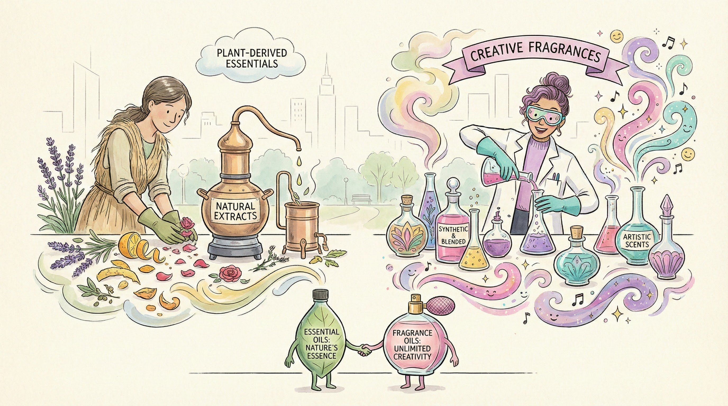 Fragrance Oils vs. Essential Oils: What's the Difference and When to Use Each