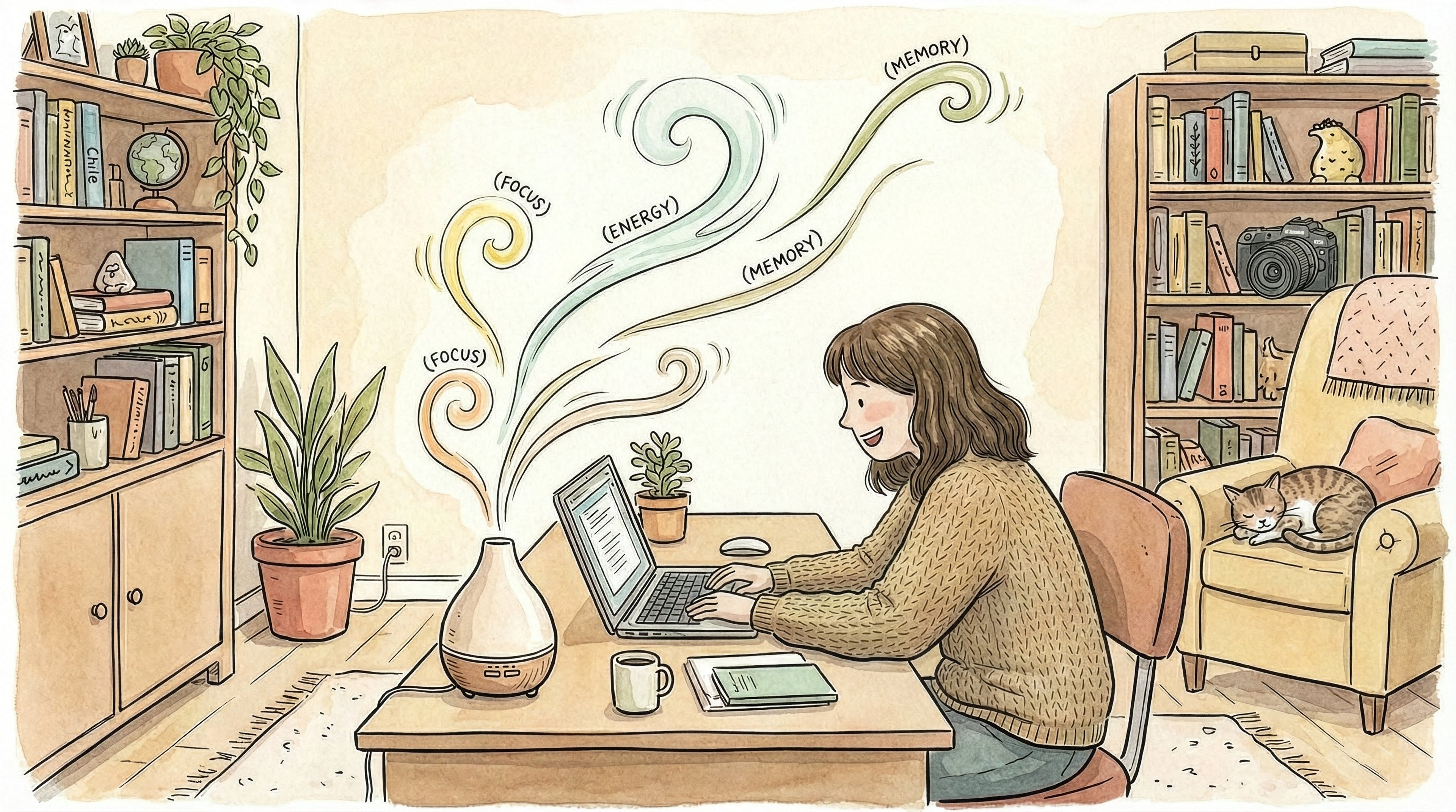 Home Office Aromatherapy: Scents That Boost Productivity